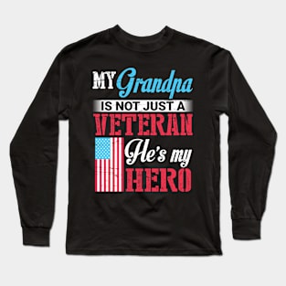 Happy Veteran Memorial Day Grandpa Long Sleeve T-Shirt